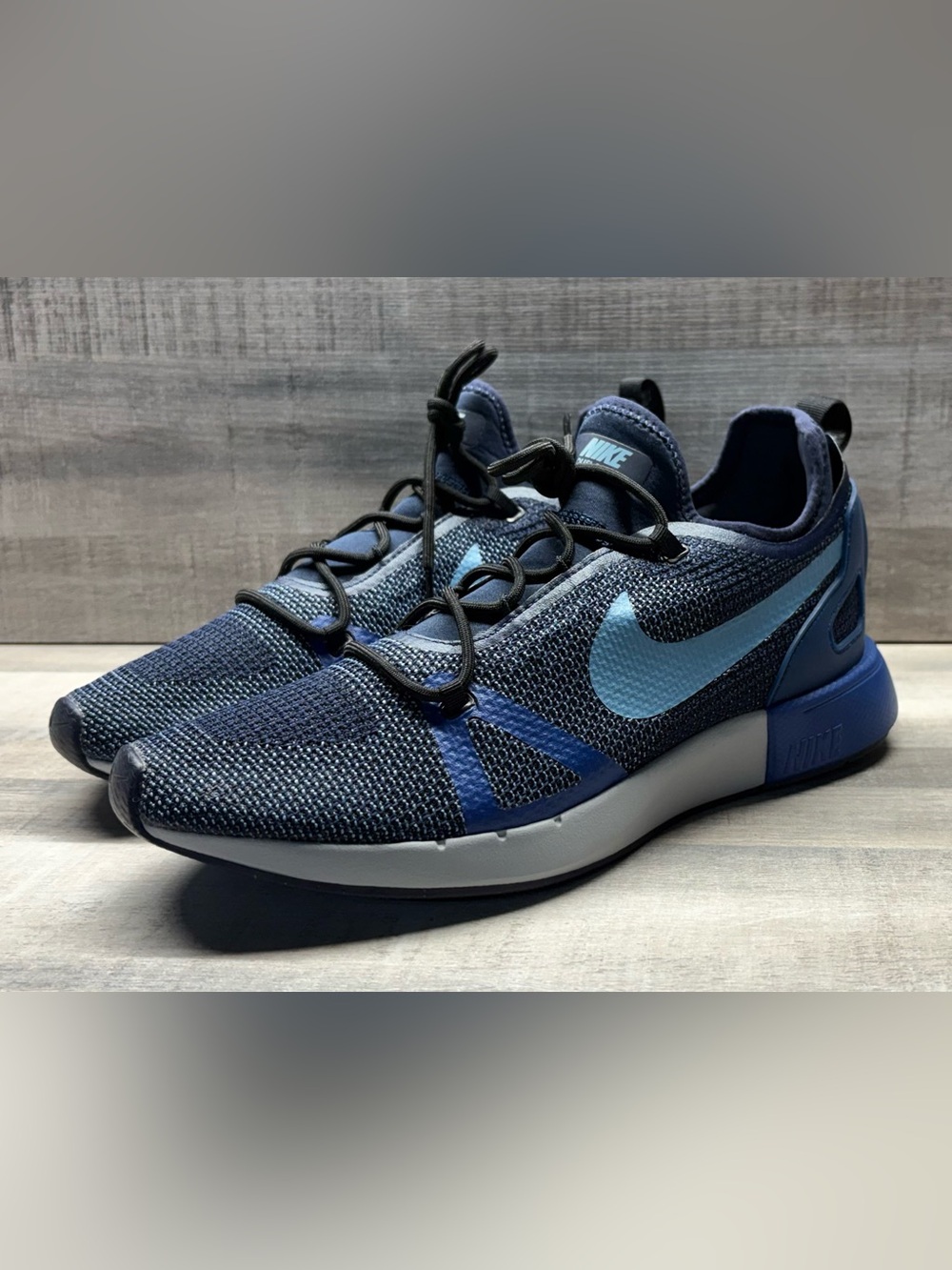 Nike Duel Racer 918228-005 Men’s 10.5 Cerulean Obsidian Blue Sneakers 2017